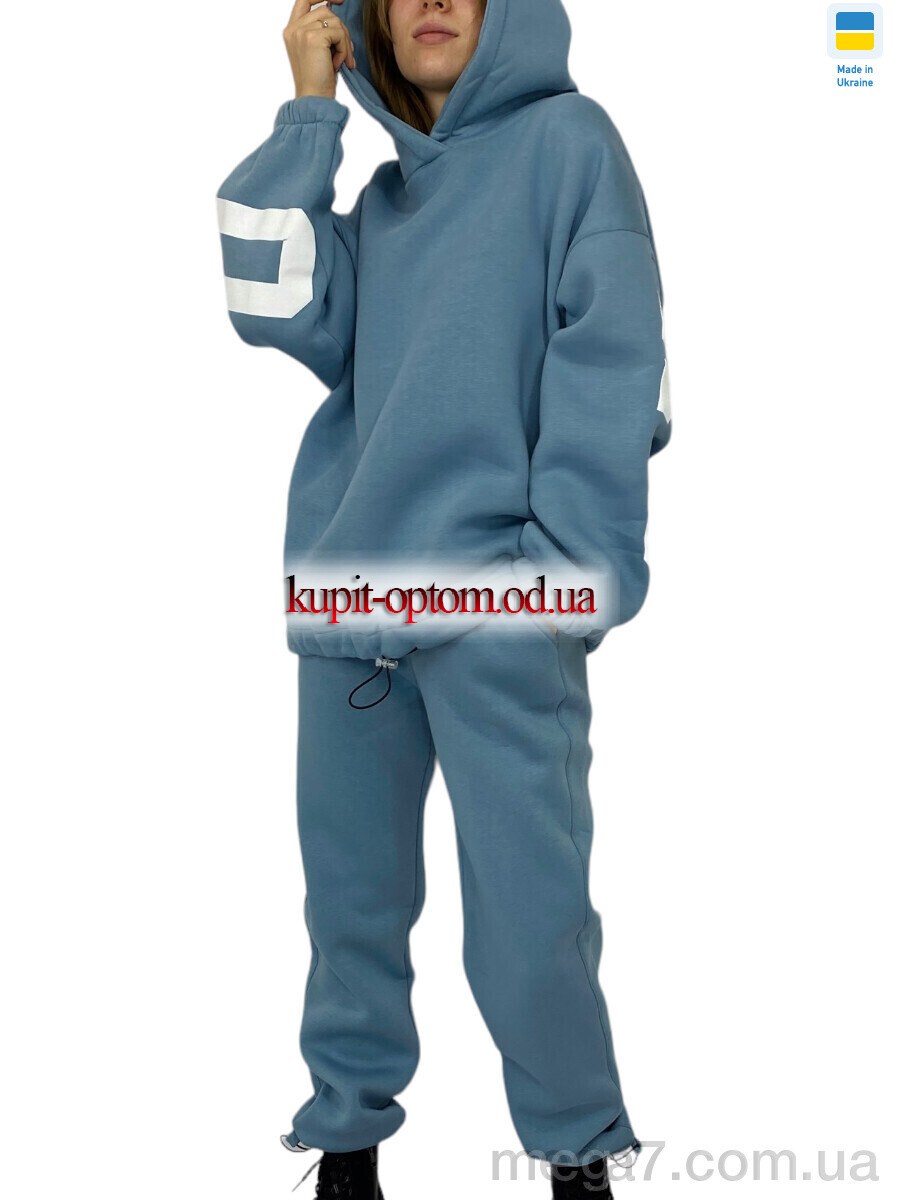 Спортивный костюм, Kram оптом 00266 сіро-голубий